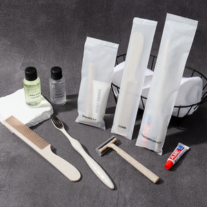 Populaire Kit de Commodités Jetables Éco-Responsables pour Hôtels, Fournitures Hôtelières de <span class=keywords><strong>Voyage</strong></span>, Trousse de Toilette Mini Certifiée CE - Product Image 4