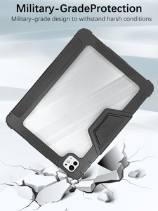 Thông minh đứng Magnetic trường hợp đối với <span class=keywords><strong>iPad</strong></span> Pro 11 M4 2024 Heavy Duty chống sốc bảo vệ tri-gấp Bìa trường hợp - Product Image 3