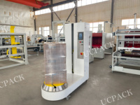 Machines d'emballage à haut rendement Machines d'emballage rétractable pour bagages d'aéroport Machine d'emballage pour bagages Prix de vente