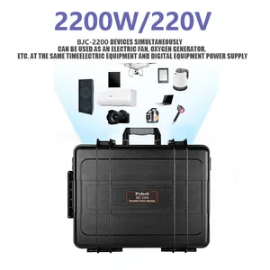 BJC पोर्टेबल पावर स्टेशन 220V baterias डे litio 2200W पावर बैंक आपातकालीन LiFePO4 बैटरी के लिए घर तम्बू आउटडोर आर. वी. Campi