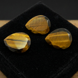 Wholesale IGI Certified AAA Grade Quartz Gemstone Pear Cut Loose Cabochon Natural Good Color Bulk Jewelry Making - Product Image 3