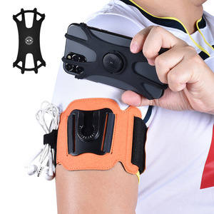 Bracelet de sport rotatif amovible pour le jogging, pochette pratique pour la course à pied, activités de plein air, sac à téléphone portable à carreaux - Product Image 2