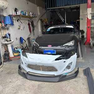 Haute qualité GT86 2013-2015 Kit de carrosserie large pare-chocs échappement installation à visser becquet lèvre avant jupes latérales lèvre arrière <span class=keywords><strong>aile</strong></span> arrière - Product Image 5