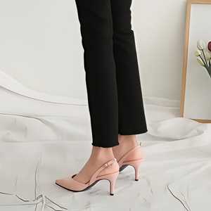 Top Outdoor Sexy tacchi alti a spillo a punta sandali con lacci cavi con fibbia a bocca bassa <span class=keywords><strong>scarpe</strong></span> da <span class=keywords><strong>sposa</strong></span> singole da donna - Product Image 6