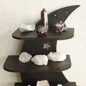 Estante <span class=keywords><strong>de</strong></span> <span class=keywords><strong>pared</strong></span> <span class=keywords><strong>de</strong></span> madera <span class=keywords><strong>de</strong></span> cedro con 4 niveles, estilo bohemio, estantería <span class=keywords><strong>de</strong></span> <span class=keywords><strong>pared</strong></span> <span class=keywords><strong>de</strong></span> madera <span class=keywords><strong>de</strong></span> varias capas <span class=keywords><strong>para</strong></span> decoración del hogar. - Product Image 2