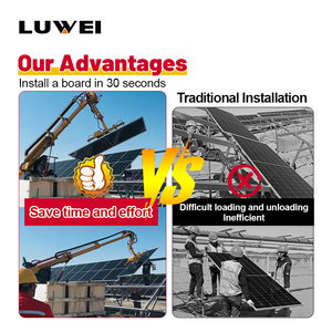 Nhà sản xuất cung cấp năng lượng mặt trời Máy móc cài đặt Crawler panel năng lượng mặt trời Máy cài đặt cho núi quang điện cài đặt - Product Image 2