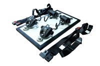Nouveau système de fixation et de retenue pour fauteuil roulant Tengyun RS3A pour véhicules universels, adaptable/améliorable, garantie 3 ans