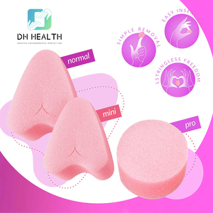 Tampones de esponja a base de hierbas Venta caliente Aprobado por La FDA 510K Cumplimiento Flujo pesado Textura suave - Product Image 1
