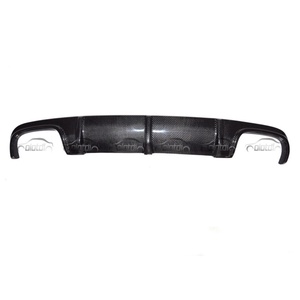 For Mercedes Benz W209 CLK Rear Bumper Lip <b>Diffuser</b> with Carbon Fiber Fins Spoiler Winglet Splitter New <b>Car</b> Tuning Product - Product Image 3