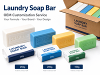 Fabricant de savon en barre OEM ODM sous marque privée, vente en gros en vrac, logo personnalisé, directement de l'usine, savon pour lessive et toilettes, certifié ISO Halal