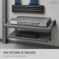 Boîtier de serveur personnalisé en tôle, châssis d'ordinateur industriel, rack de routage, découpe laser, pliage, soudage, poudrage