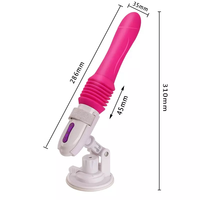 Ferngesteuerte Sexmaschine Vagina G-Punkt-Stimulator Erotisches Gerät Teleskop-Dildo Vibrator Sexspielzeug Luststeigerndes Werkzeug für Frauen