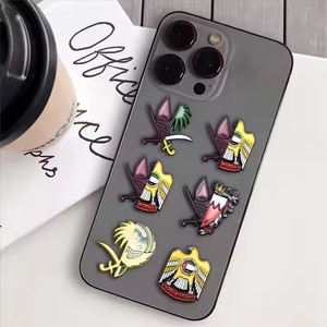 Autocollants métalliques personnalisés haut de gamme pour téléphones - Édition promotionnelle - Fabricant d'épingles en émail - Product Image 4