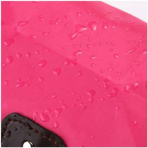 Cheap Custom Logo Waterproof Nylon Foldable <b>Pink</b> Girl Women Make up Bags Funky Lady Cosmetic Makeup Bag - Product Image 6