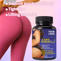 Capsules d'élargissement des fesses de marque privée Capsules d'élargissement des fesses abondantes et raffermissantes d'élargissement des hanches