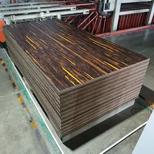 Top Ocean Best Sale Banyuan E0 Laminated Rice Particle Board Raw Chip Board 18mm Flake Boards