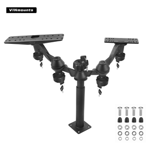 Column-Style Telescopic Pole Dual Fish Finder Mount Two Screen Simultaneous Installation Bracket - Product Image 3