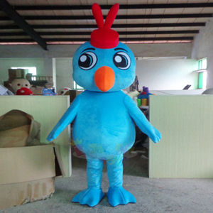 Disfraz de <span class=keywords><strong>Mascota</strong></span> Personalizado de Pájaro Azul para Adultos, Traje de <span class=keywords><strong>Paloma</strong></span> de Dibujos Animados con Cabeza de Espuma EVA y Cuerpo de Peluche, para Fiestas de Halloween, Eventos Escolares y Promoción de Marca - Product Image 1