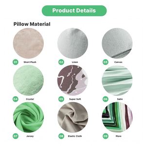 Coussin circulaire tressé fait main couleur unie, oreiller décoratif de luxe en velours plissé en forme de citrouille, siège de méditation au sol - Product Image 3