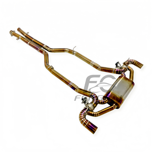 Échappement Valvetronic haute performance pour Mercedes-Benz SLS <span class=keywords><strong>AMG</strong></span> C197 6.2L 2011- en alliage de titane avec texture riche - Product Image 3