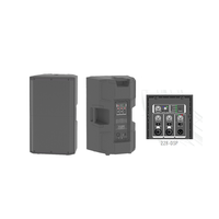 Altavoz activo profesional DSP de 12 pulgadas Equipo de sonido de audio de plástico Clase D