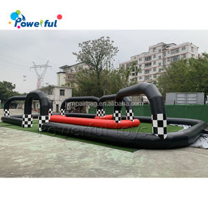 Grado comercial niños go-kart Racing arena inflable parachoques coche carrera pista coche arena área - Product Image 6