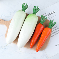 Réplique réaliste de carotte artificielle pour la décoration de restaurants, la présentation en cuisine domestique, accessoire de photographie culinaire, fournitures de merchandising visuel