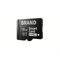Kartu SD TF Plastik Logo Kustom 2GB-16GB Kelas 6/10 untuk Hadiah Perusahaan