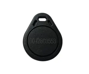 EM4305 TK4100 3# Black Rfid Overwriting 125KHZ T5577 Waterproof NFC Keychains Customized QR Code RFID NFC Mini ABS Keyfobs