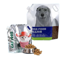 Impression numérique personnalisée à barrière élevée pour aliments pour animaux de compagnie sac de poche à bec debout sacs de stockage de liquide en papier d'aluminium pochette à bec verseur pour jus de vin