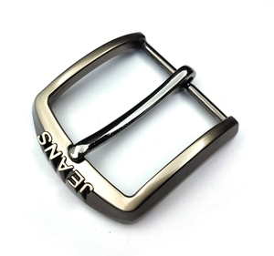 <span class=keywords><strong>Boucle</strong></span> de ceinture en métal sur mesure 35 mm, logo argent brossé, pour homme élégant et femme raffinée - Product Image 5