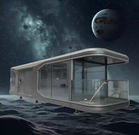 Nouvelle conception de maison préfabriquée complète de type capsule spatiale haut de gamme, fabrication chinoise sur mesure