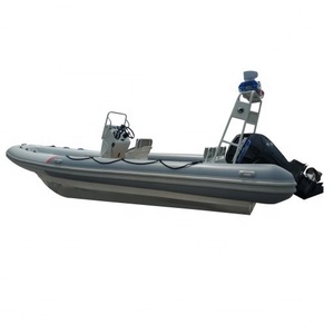 12.4ft RHIB 3.8m PVC Hyaplon patrol bateau côtelé à coque en aluminium - Product Image 3