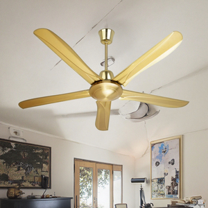 Ventilador de Techo de 5 Velocidades de Alta Calidad con Control Remoto, Metal Dorado Electrochapado, Refrigeración de Aire para el Hogar, Diseño Único, Alta Calidad - Product Image 6