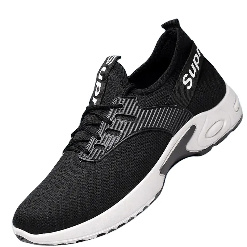 नवीनतम आधुनिक जूते उच्च गुणवत्ता फैशन आराम फीता-अप स्नीकर्स सांस ऊंचाई बढ़ाने पुरुषों खेल जूते