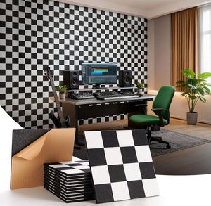 Paneles Acústicos Insonorizantes Modernos, Autoadhesivos, de Alta Densidad, Ecológicos, para Hoteles y Apartamentos, Éxito de Ventas de Fábrica - Product Image 1