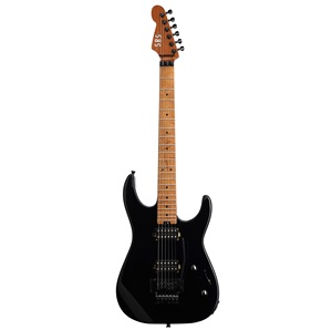 Guitarra Eléctrica de 22 Trastes Jumbo Medianos de Níquel Plata, Cuerpo de Álamo, Mástil de Arce Tostado, Trémolo Floyd Rose CS260 - Product Image 3