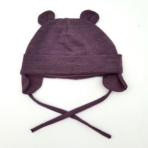 Ensemble <span class=keywords><strong>bonnet</strong></span> et moufles pour bébé et enfant en <span class=keywords><strong>laine</strong></span> mérinos 100% avec logo personnalisé, chaud pour l'hiver - Product Image 3