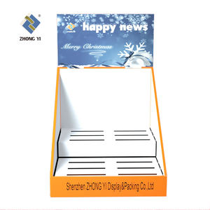 Gratis disesuaikan kertas promosi ritel lipat kardus Stan kotak pajangan sabun atas - Product Image 3