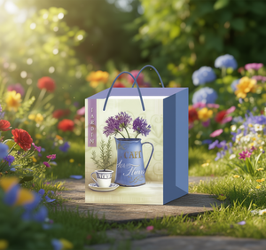 Sacchetto regalo serie floreale in carta per confezioni regalo - Product Image 2