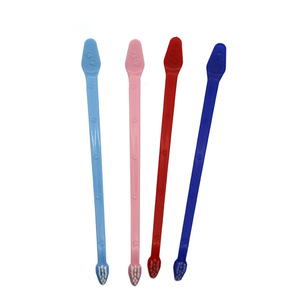 2025 Hete Dubbelkop Plastic Tandenborstel Voor Honden En Katten, Groot En Klein Hoofd Voor Het Reinigen Van Huisdieren, Benodigdheden Voor Pp-Fabriek Groothandel - Product Image 5