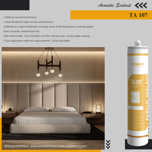 White Water-Based Acoustical Silicone <strong>Sealant</strong> 280ml Paste Adhesive Glue for <strong>Acoustic</strong> Panel - Product Image 5