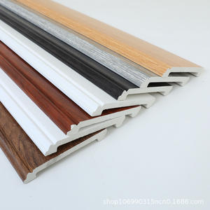 Vente en gros de plinthes modernes en MDF pour hôtel Plinthes en bois <span class=keywords><strong>gris</strong></span> brun à bas prix Plinthes PS - Product Image 2