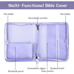Muestra gratuita Increíble oferta en una funda protectora para Biblia con bolsillo frontal y asa para la iglesia - Product Image 5
