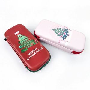Custom Portable Stationery Bag Big Capacity Zipper Cute EVA <b>Pen</b> <b>Box</b> Bag Organizer Merry Christmas Pencil <b>Gift</b> Case for Kids - Product Image 5