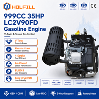Moteur à essence 4 temps refroidi par air LONCIN LC2V90FD 999CC haute puissance 35 CV, démarrage électrique, Euro 5, pour utilisation marine