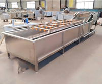 Automatische gemberverwerkingslijn van 500 kg/uur voor jamproductie, multifunctionele voedselveilige industriële machines van roestvrij staal