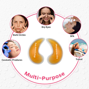 Patchs pour les yeux en <span class=keywords><strong>gel</strong></span> PVC en forme de goutte d'eau avec logo personnalisé, coussinets rafraîchissants pour les yeux, soulagement des cernes, réduction de la fatigue oculaire - Product Image 5