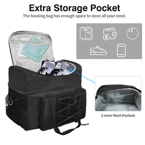 <b>Bowling</b> Tote Bag 30-40L 600D Material Portable Shoe Storage Travel Bag - Product Image 3