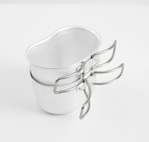 Ensemble de tasses en aluminium directement du fabricant, gourdes de camping portables pour la cuisson en extérieur - Product Image 2